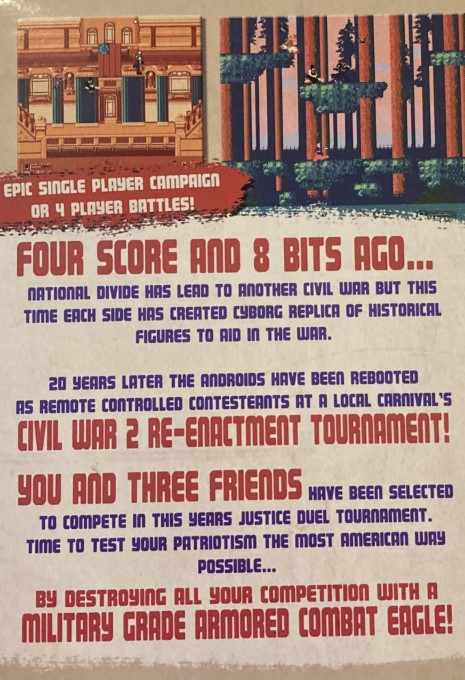 Justice Duel (Homebrew) — Box back